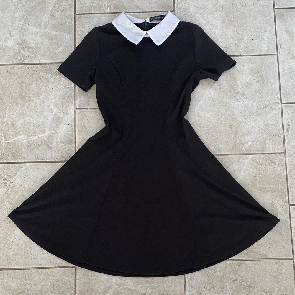 Allegra K Wednesday Addams Style Dress
